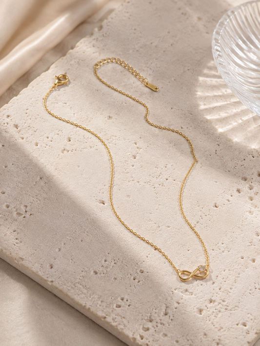 The Infinity Necklace — Gold